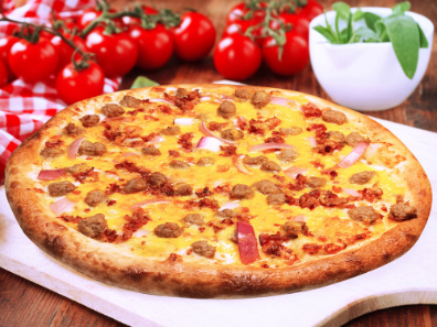 Bacon Cheeseburger Pizza